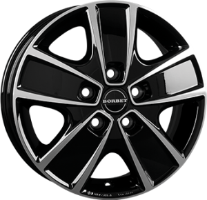 BORBET CWG Gloss Black / Polished