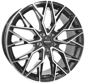 MONACO WHEELS GP15 Gloss Black / Polished