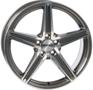 MONACO WHEELS MC3 Anthracite / Polish MONACO WHEELS MC3 Anthracite / Polish