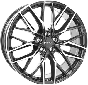 MONACO WHEELS GPX Gloss Black / Polished MONACO WHEELS GPX Gloss Black / Polished
