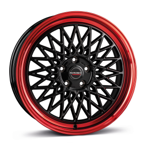 Borbet B Black Rim Red Borbet B Black Rim Red