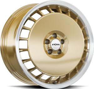 Ronal R50 AERO Racing Gold Rim Lip Cut Ronal R50 AERO Racing Gold Rim Lip Cut