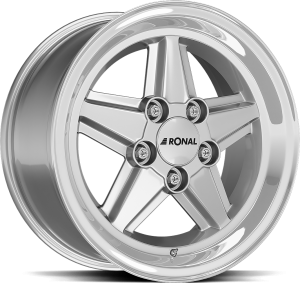 Ronal R9 Silv Rim Lip Cut Ronal R9 Silv Rim Lip Cut